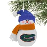 NCAA Florida Gators 6'' Plush Snowman Ornament