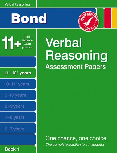 Bond Fifth Papers in Verbal Reasoning: Fifth Papers in Verbal Reasoning 11-12+ Years (Bond Assessment Papers)