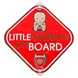 Arsenal FC アーセナル 2014-15モデル メタル セーフティーサイン / リトルドリブラーオンボード 赤ちゃんが乗ってます。 自動車用品 カーアクセサリー