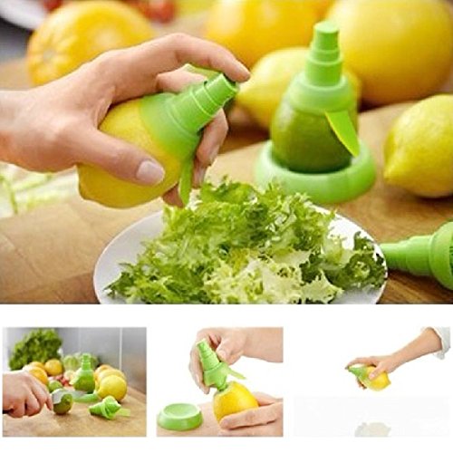 Mini Plug and Spray Manual Kitchen Fruit Juice Sprayer Set - Green Mini Plug and Spray Manual Kitchen Fruit Juice Sprayer Set - Green