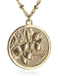 1928 Jewelry "Flowers Of The Month" Birth Flower Pendant Necklace, 16.2"