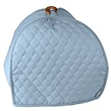 Quilted Light Blue 2 Slice Toaster Appliance Cover