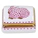 Herend Tooth Fairy Box Pink Bunny Fishnet