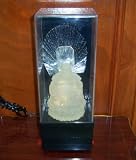 Crystalline Style Colorfully Illuminated Buddha Figurine -- with Protective Casing -- 15
