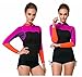 Womens Wetsuit Jacket 2MM Long Sleeve Top