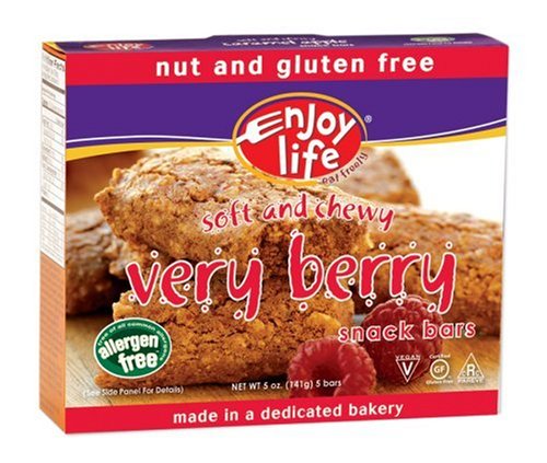 Enjoy Life Very Berry Snack Bar, Soft and Chewy, 5-Ounce Boxes (Pack of 6) by Enjoy Life