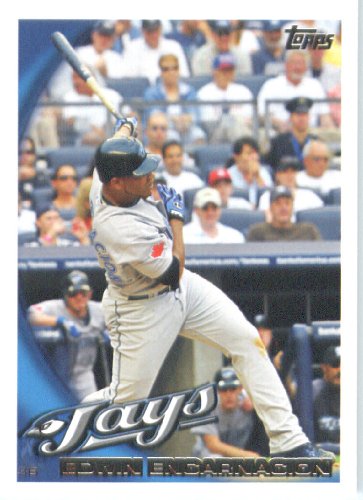 2010 Topps Baseball Card (Limited Team Edition) # TOR5 Edwin Encarnacion Toronto Blue Jays 3B Mint Condition - Shipped In Protective Screwdown Display Case!