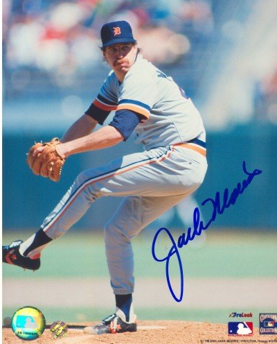 Jack Morris Autographed/Hand Signed Detroit Tigers 8x10 Photo