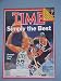 Larry Bird Boston Celtics & Edmonton's Wayne Gretzky The Best March 18 1985 Time Magazine Fabulous Beautiful Condition Professionally Matted Cover 11 X 14 Inch Size Delivered Ready For Framing