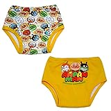 2枚組 アンパンマン トイレトレーニング 4重層 トレーニングパンツ おむつはずし（イエロー100cm