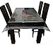 Home Covers Elegant Crystal Clear Table Cover with beautiful Silver Lace Border 60