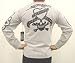 Ed Hardy Cashmere Wool Leather Metal Studs Skull Love Kills Sweater Large Christian Audigier