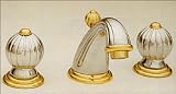 950-26X01 Newport Brass Widespread Lavatory Faucet Chrome With Polished Brass Accents