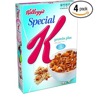 Special K Cereal, Protein Plus, 13.5-Ounce Boxes (Pack of 4)