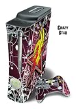Skin Decal Cover for Xbox 360 Console + two Xbox 360 Controllers - Crazy Star