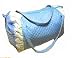 Large Quilted Cotton Duffle Bag