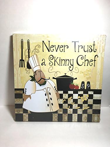 Italian Fat Chef Wall Plaque