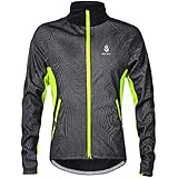 WOLFBIKE BC216 Autumn Winter Mens Black And Green Cycling Jacket For Outdoor Activity,Available More Size Choose(M,L,XL,XXL,XXXL)