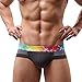 YiZYiF Men's Comfy Underwear Breathe Shorts Briefs Soft Underpants Dark Gray Large