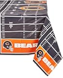 DesignWare Chicago Bears NFL Plastic Table Cover, 54 by 102"