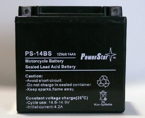 PowerStar 14-BS Battery for Piaggio 250cc MP3 250 (2008-2010)