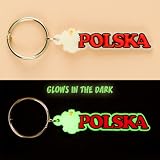 Flexible Keychain - Glowing POLSKA