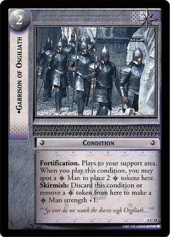 Lord of the Rings TCG - Garrison of Osgiliath - Ents of Fangorn