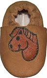 Tibet PLATEAU soft soled infant full grain leather baby shoes brown horse - cod. B001EXEAD0