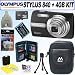 Olympus Stylus 840 8.0MP Digital Camera (Black) + 4GB Deluxe Accessory Kit