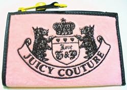 Juicy Couture Pink Nardles Heritage Crest Key Chain Purse