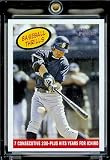2008 Topps Heritage # 373 Ichiro Suzuki BT / Seattle Mariners / MLB Baseball Trading Card in a Protective Screw Down Display Case