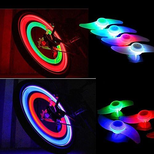 AMAZING162 Bike Tech Tyre Valve LED Light 2pcs/set Bicycle Tyre Wheel Valve Cap Light Motorbicycle Bike Accessories Tire Lamp