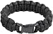 Military Survival Paracord Bracelet (9", Black)