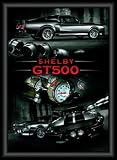 Produkt-Bild: Autos - Ford Shelby Mustang Gt500, 3D Poster Gerahmt 3D-Poster (gerahmt) (70 x 50cm)