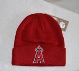 Anaheim Angels Los Angeles Red Beanie Hat - MLB Cuffed Winter Knit Cap
