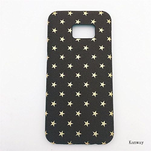 Galaxy S7 Edge Case, Kanway [American Star] [Ultra Slim] [Fashion 2016] luxury Silk Plastic case for Samsung Galaxy S7 Edge (Brown)