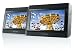 Nextbase Click & Go Click 9 Lite Duo Twin Screen Portable DVD Player with Car Safe Stanchion Mounting System
