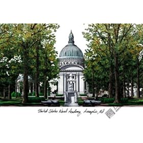 US Naval Academy Lithograph