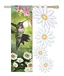Hazy Daisy Sculpted Artistic Blend Regular Size Flag