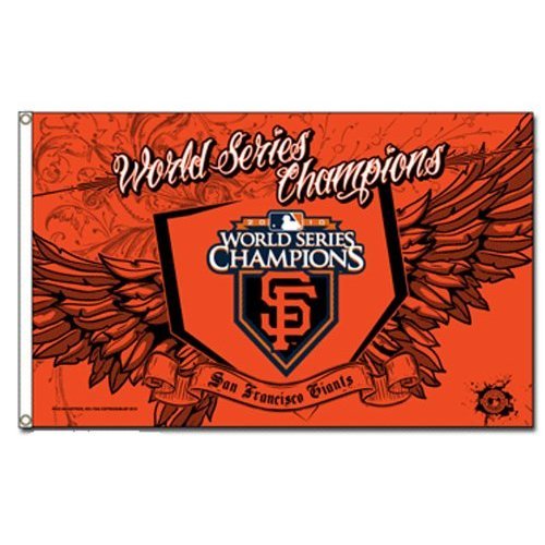 MLB 2010 San Fransico Giants World Series Champions 3' X 5' Banner Flag