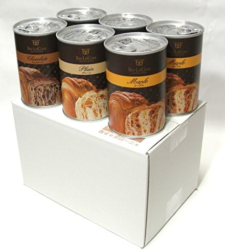 Canned Danish bread [ cans de Bologna ] 6 cans set (plain maple chocolate each two cans) Emergency Food