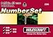 Milescraft 2206 1-1/2 Inch Vertical Number Template Set
