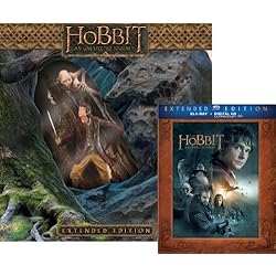 The Hobbit: An Unexpected Journey Extended Edition with Limited Edition Amazon Exclusive Bilbo/Gollum Statue (Blu-ray + UltraViolet)