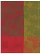 100% Cotton Jacquard Maple Leaf Cranberry Dishtowel 18" X 28" Set / 6