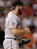 Texas Rangers v. San Francisco Giants, Game 5: Brian Wilson Photographic Poster Print by Ronald Martinez, 18x24