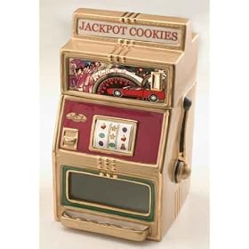 porcelain Slot Machine Cookie Jar by VG