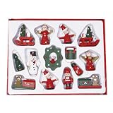 ウッドオーナメントセット 14pcs