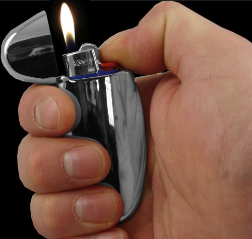 Universal Chrome Mini Bic Lighter Case #77