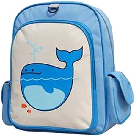 Your Gallery Baby's Cute Cartoon Animal Print Nylon Backpack Bookbag for School, whale
