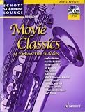 Produkt-Bild: Movie Classics: 14 bekannte Film-Melodien. Alt-Saxophon. Ausgabe mit CD. (Schott Saxophone Lounge)